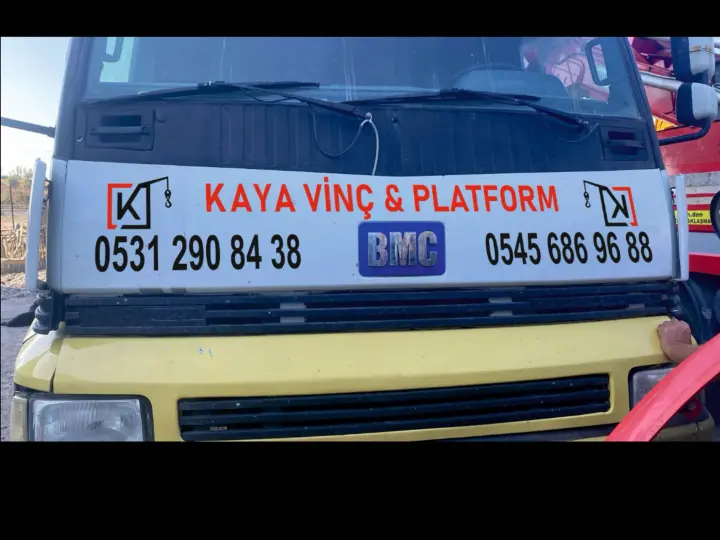 Çerkezköy özkaya vinç ve sepetli platform kiralama