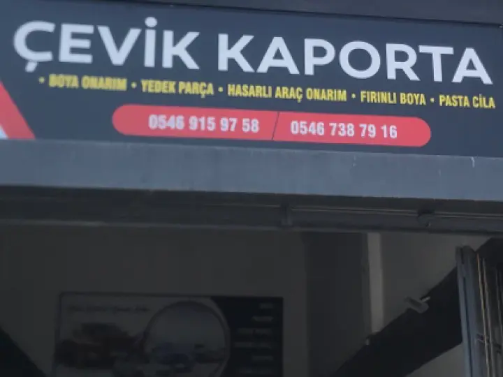 ÇEVİK OTO KAPORTA BOYA VE YEDEK PARÇA & ÇEVİK AUTO EXCLUSIVE DETAILING