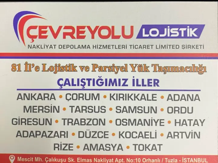ÇEVREYOLU LOJİSTİK TUZLA AMBARI TUZLA AMBAR