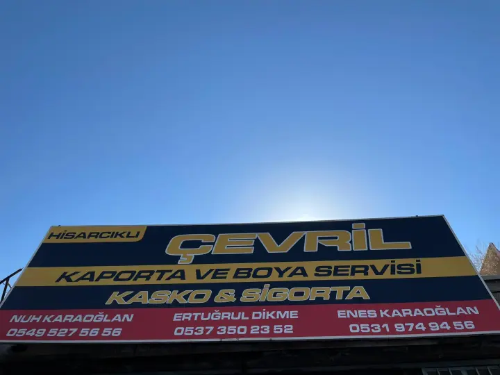 Çevril Kaporta ve Boya Servisi