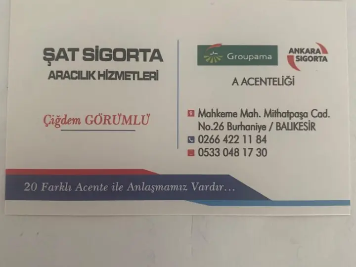 Çiğdem Görümlü Şat Sigorta