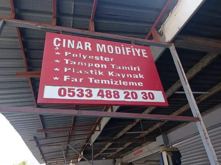 Çınar modifiye tampon tamiri far temizleme plastik kaynak