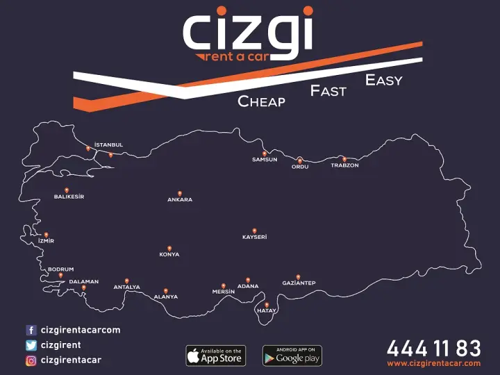 Cizgi rent a car Antalya
