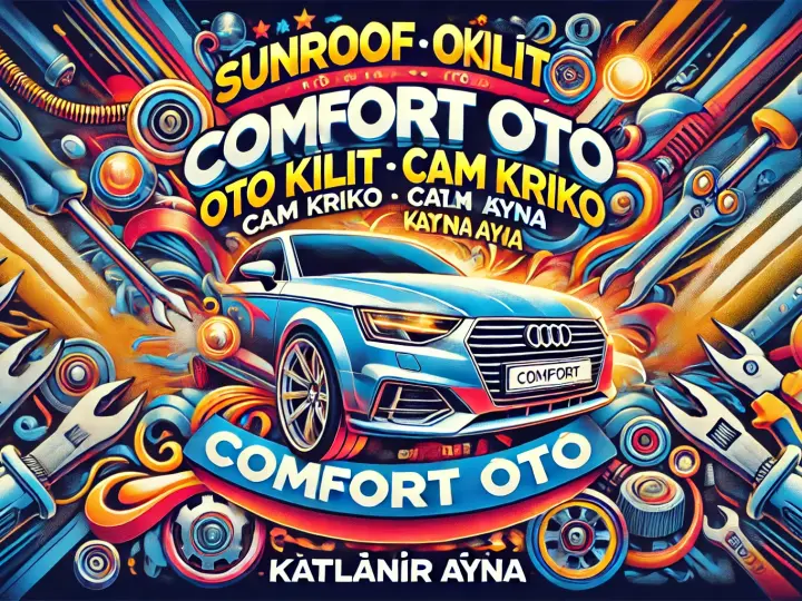 Comfort Oto; Sunroof, Cam Kriko, Oto Kilit, Katlanır Ayna Tamir Bakım