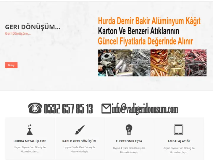 Çorlu Çerkezköy Hurda Vadi Geri Dönüşüm