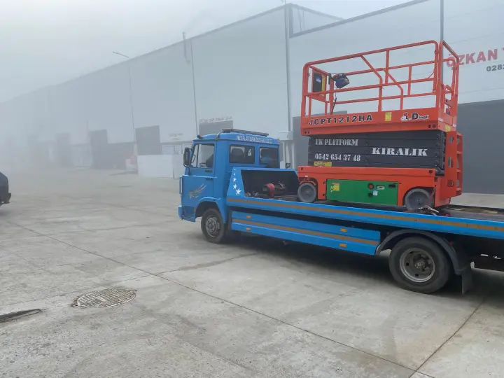 ÇORLU SEPETLİ VİNÇ MAKASLI PLATFORM MANLİFT - EK PLATFORM VİNÇ