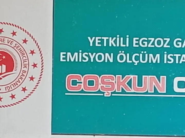 Coşkun Egzoz Emisyon Ölçüm Ve Ön Muayene Hazırlık Tamir Bakım Servisi