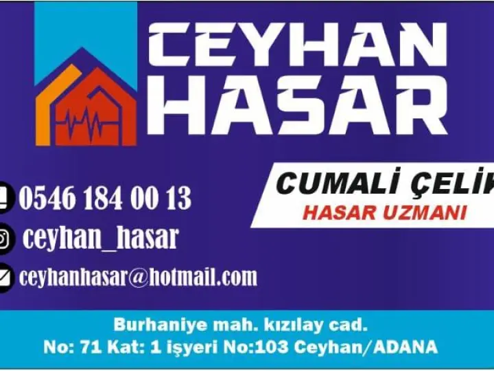 Çukurova Hasar Danışmanlık Ceyhan