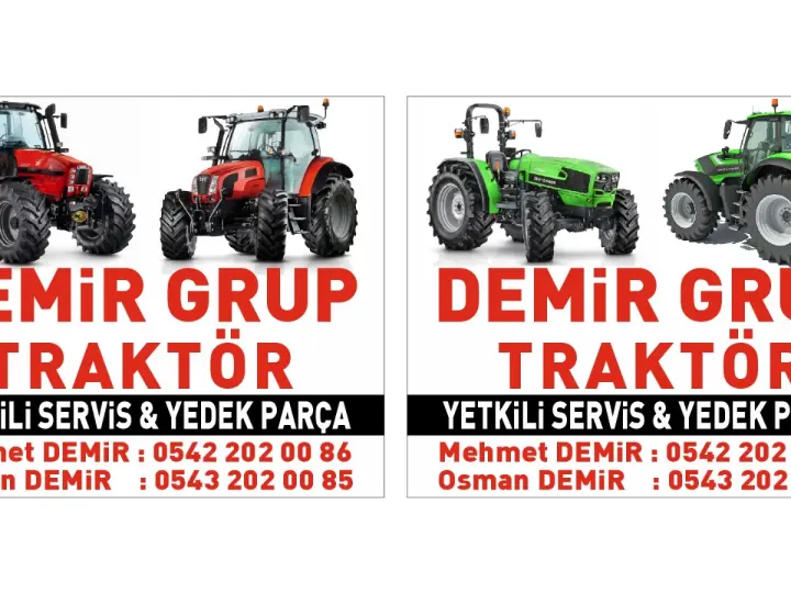 Demir grup traktör