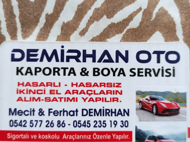 DEMİRHAN OTO KAPORTA BOYA.
