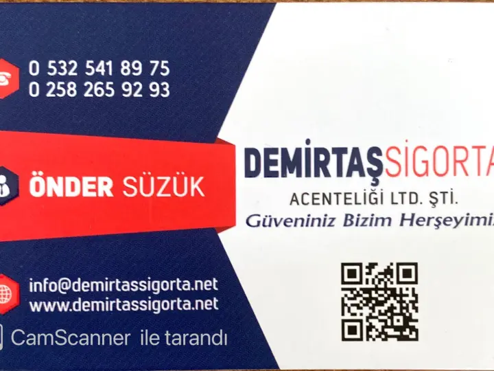 DEMİRTAŞ SİGORTA ACENTELİĞİ LTD.ŞTİ.