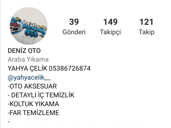 DENİZ OTO KUAFÖR VE OTO AKSESUAR