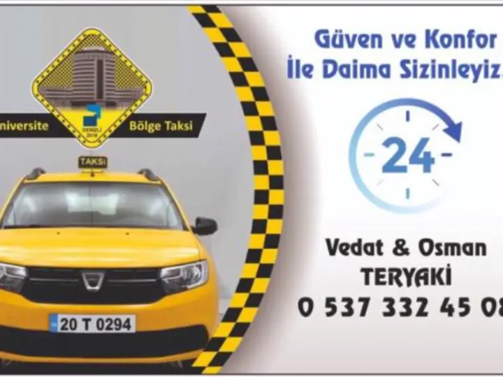 Denizli Üniversite Bölgesi Pau Taksi