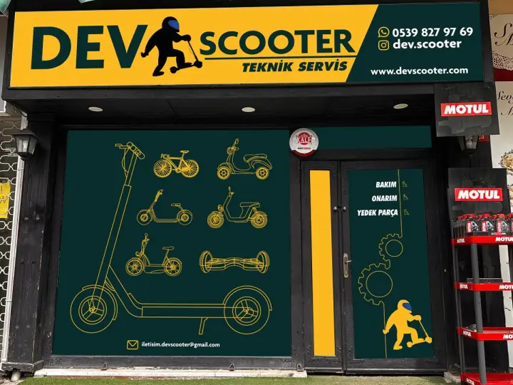 Dev Scooter / Musatti servis / Motosiklet, Bisiklet ve Elektrikli Scooter Tamiri