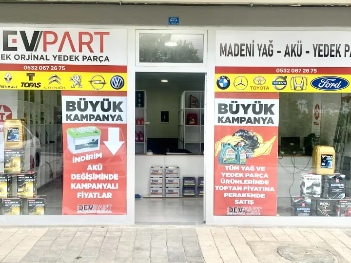 Devpart Yedek Parça Madeni Yağ ve Akü & SERVİS