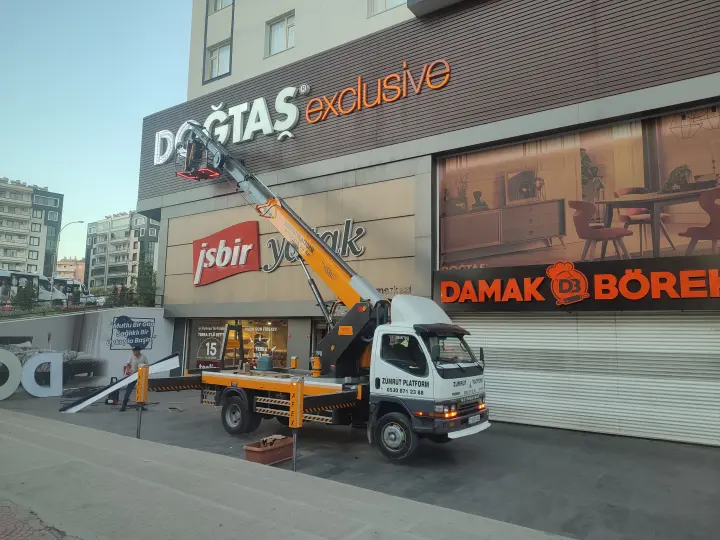 Diyarbakır sepetli platform ve vinç