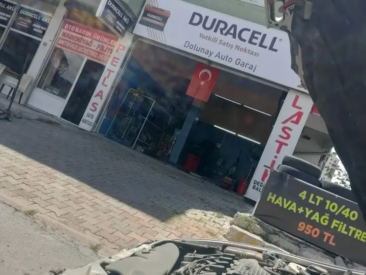 DOLUNAY AUTO GARAJ LASTİK AKÜ satışı Madeni YAĞ filtre değişimi AKÜ ÇEŞİTLERİ