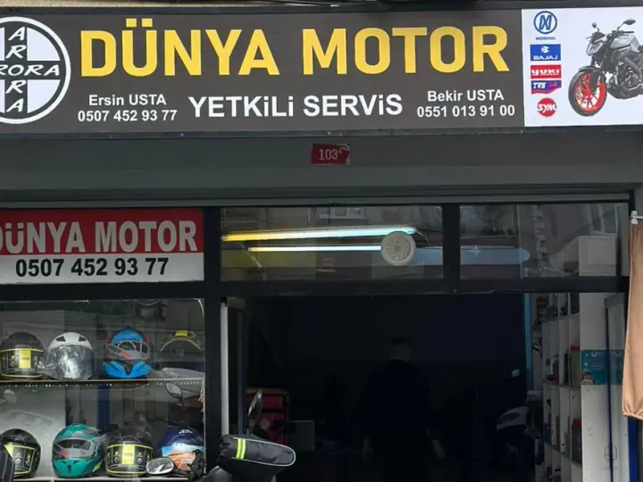 Dünya Motosiklet Arora-Motolüx-Falcon Yetkili Servis Ve Özel Servis