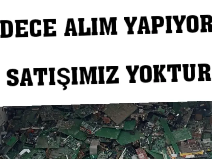 ECRIN BILISIM GERİ DÖNÜŞÜM E-ATIK ELEKTRONIK HURDA BILGISAYAR HURDA ANAKART ALIM