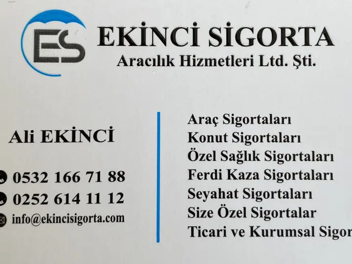 EKİNCİ SİGORTA ARACILIK HİZMETLERİ LTD.ŞTİ.