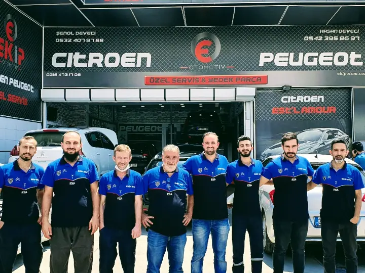 EKİP OTOMOTİV Peugeot Citroen Opel Özel Servis İstanbul Kartal Oto Tamir Yedekparça.