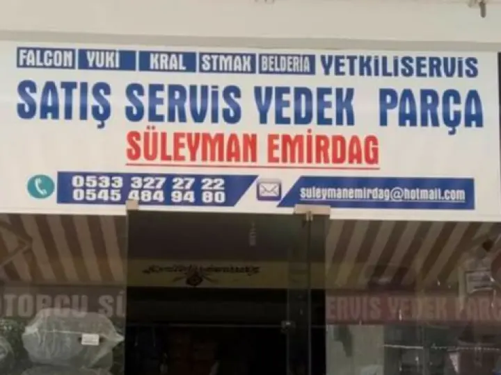 EMİRDAĞ TİCARET MOTOSİKLET YEDEK PARÇA TAMİRAT