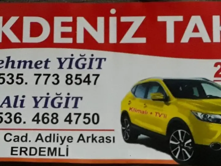 Erdemli akdeniz taksi