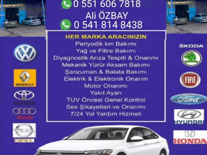 Ersin Oto Mekanik Motor Bakım Servis