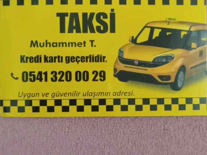 Erzurum ticari taksi