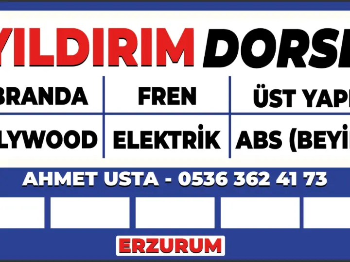 ERZURUM YILDIRIM DORSE SERVİSİ