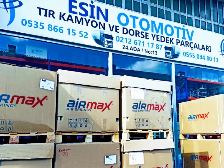ESİN OTOMOTİV TIR KAMYON DORSE YEDEK PARÇA TREYLER istanbul ağır vasıta pleyt körük porya disk balata konteyner kilidi