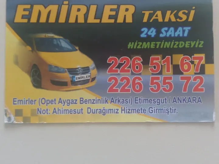 ETİMESGUT AHiMESUT TAKSi