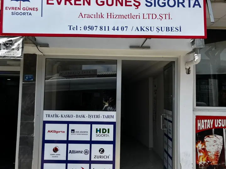 EVREN GÜNEŞ SİGORTA AKSU ŞUBE