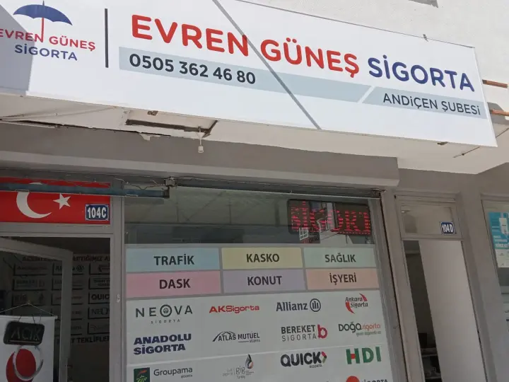 Evren Güneş Sigorta Andiçen Şube
