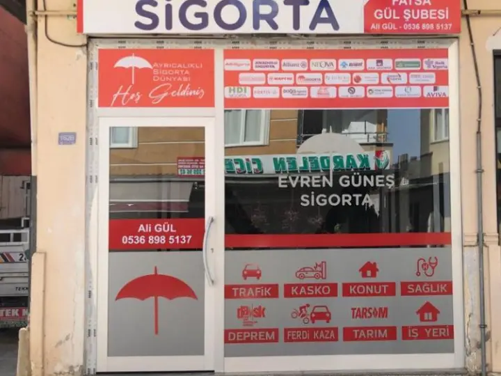EVREN GÜNEŞ SİGORTA FATSA SİGORTA ALİ GÜL