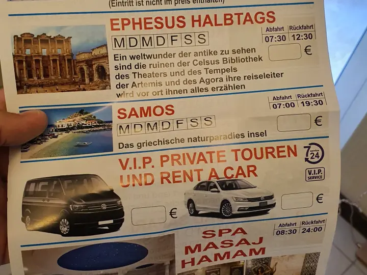 Excursions Lebedos Tour