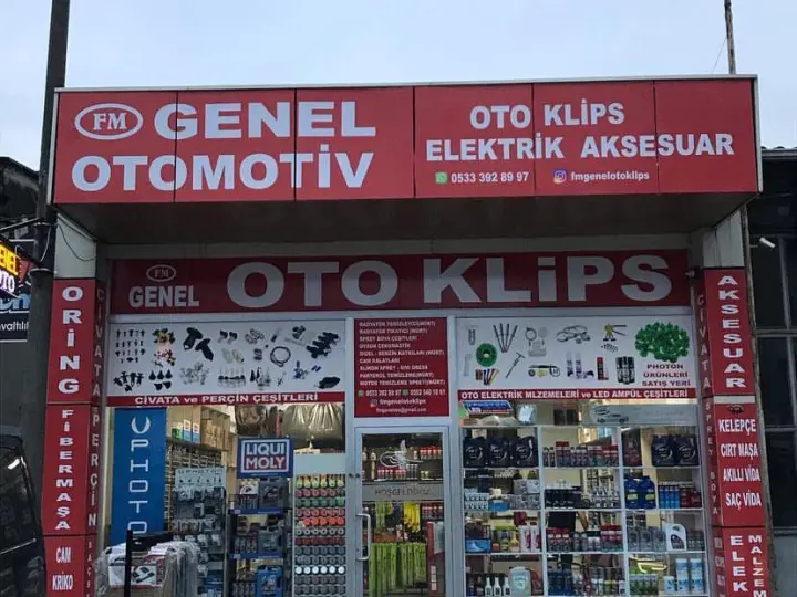 FM GENEL OTO KLİPS -Oto Klips, Elektrik Malzemeleri, Aksesuar Çeşitleri...