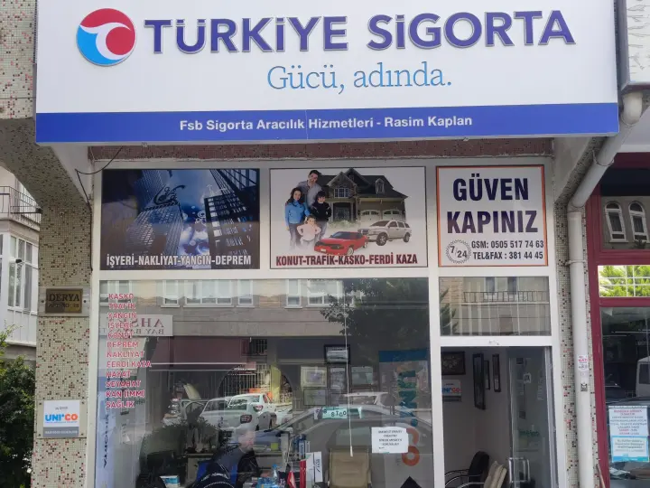 FSB Sigorta Ara. Hiz.- Türkiye SİGORTA / Unıco Sigorta / Atlas Sigorta / Hepiyi Sigorta / Şeker Sigorta ACENTESİ