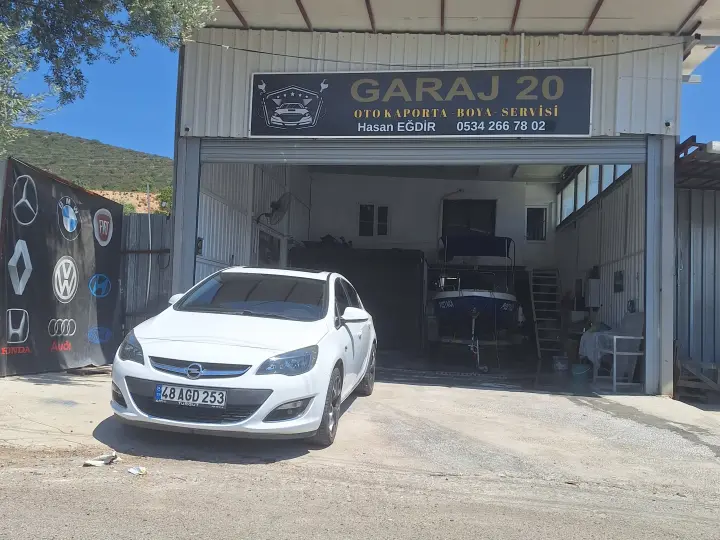 Garaj 20 oto kaporta boya bodrum