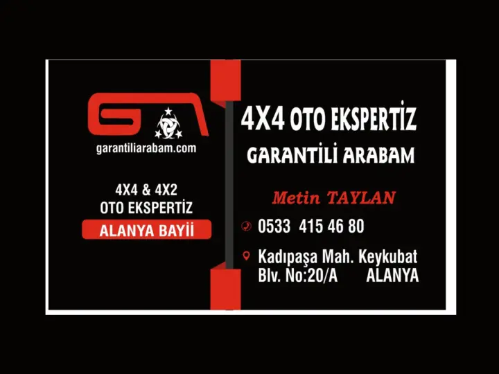 GARANTİLİ ARABAM 4×4 Oto Ekspertiz Alanya