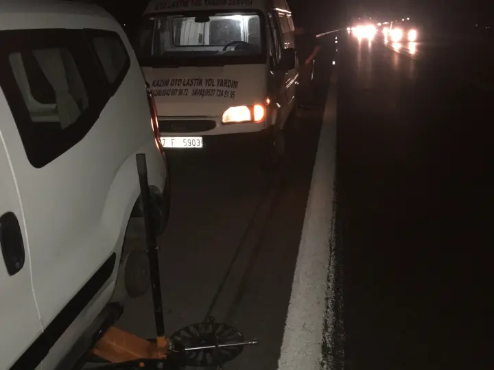 Gaziantep Nurdağı Kazım Oto Lastik yol yardım 7/24