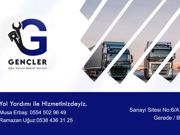 Gençler Ağır Vasıta özel bakım MERCEDES SERVİSİ , man scania daf ford yol yardım servisi