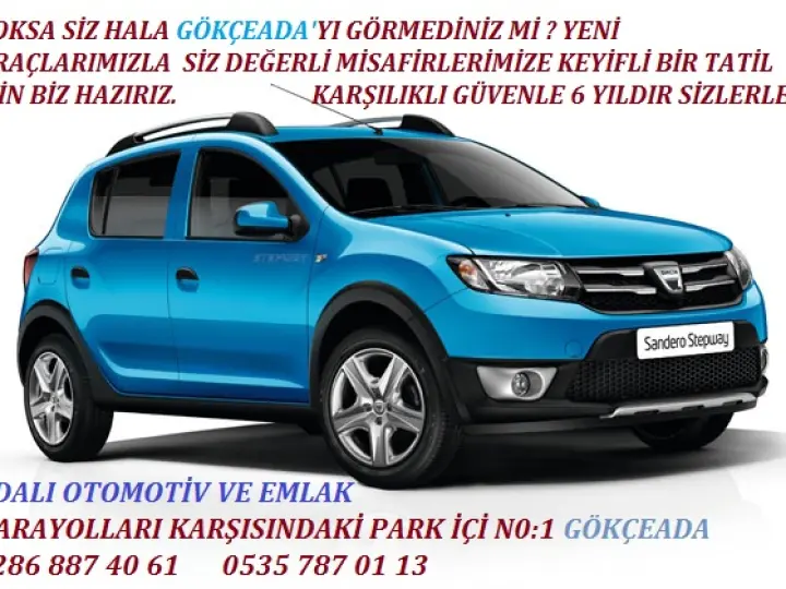 Gökçeada Kiralık Araç