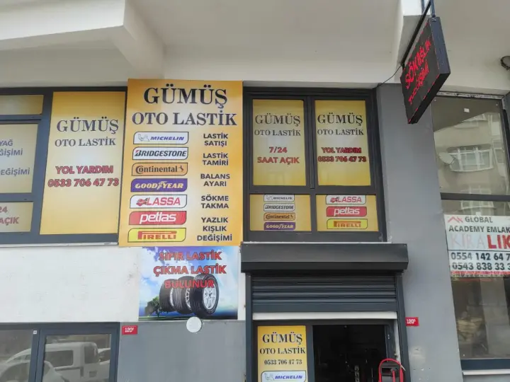 GÜMÜŞ OTO LASTİK 7/24 YOL YARDIMI ZEYTİNBURNU