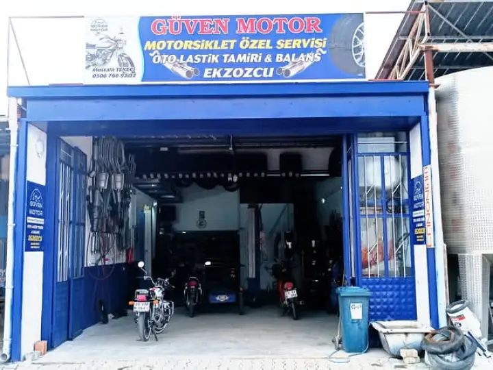 GÜVEN MOTOR Motorsiklet Özel Servisi Oto Lastik & Ekzozcu