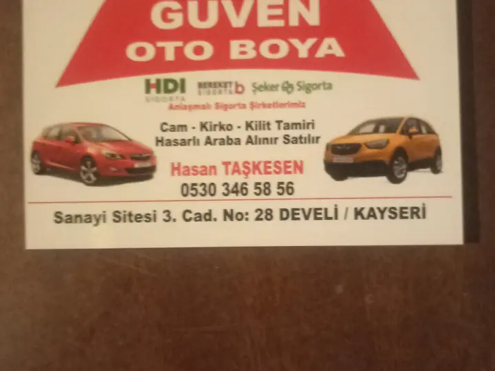 Güven oto boya