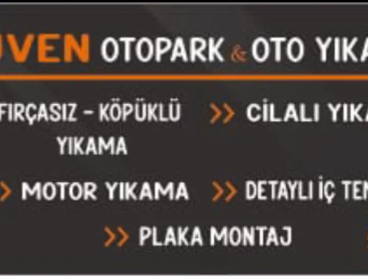 Güven otopark oto yıkama