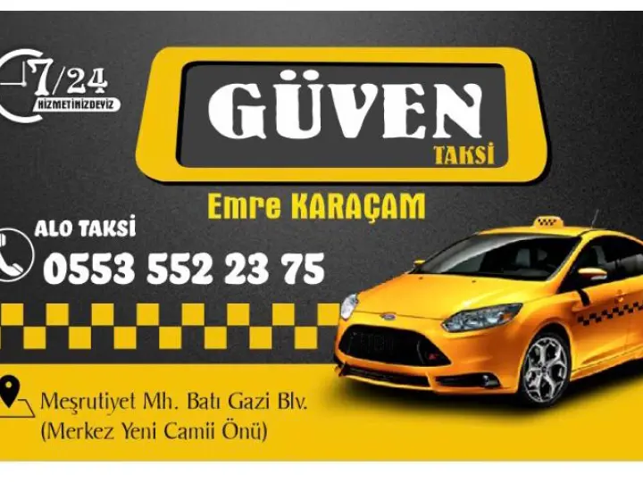 Güven Taksi Durağı Aydında taksi en yakın taksi taksici