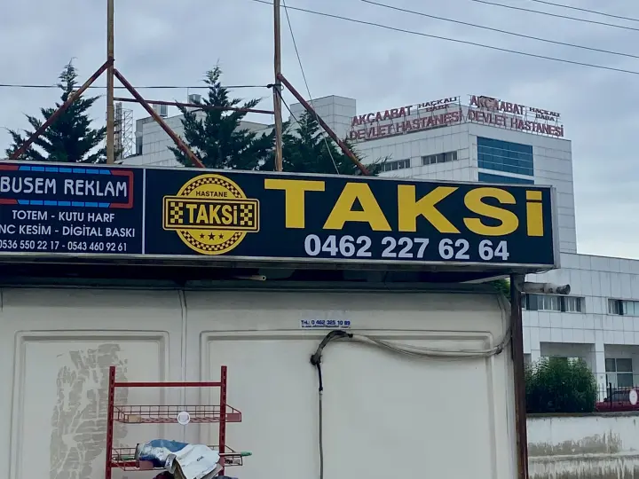 HASTANE TAKSİ DURAĞI
