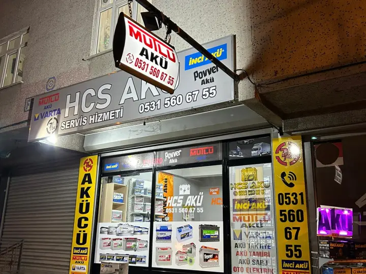 HCS AKÜ MARKET - 7/24 AKÜ SERVİSİ